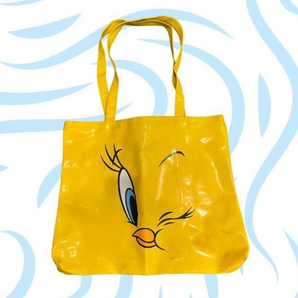 Looney Tunes Tweety Bird Vinyl Tote Bag - Picture 2 of 11